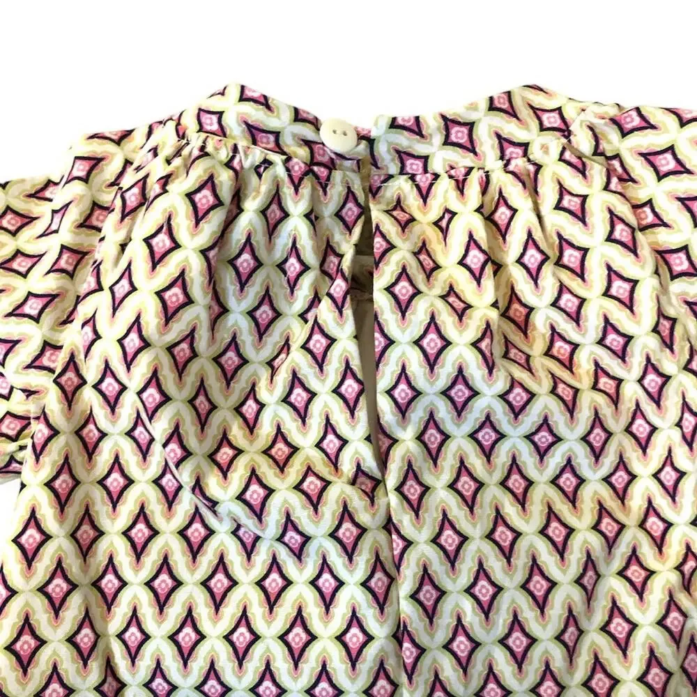 Sister Fresh Retro Bell Flare 3/4  sleeves, Straight Dress Girls Size 6 NWT